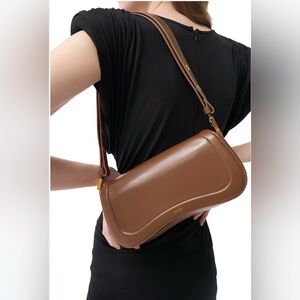 JW PEI | Brown Leather Shoulder Bag✨
